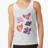 Bat - Yellow Tank Top Official Cow Anime Merch