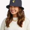 Watercolor Hand Drawn Citrus Lemon Botanical Illustration Bucket Hat Official Cow Anime Merch