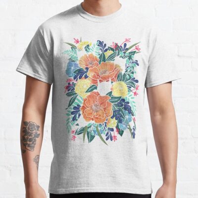 Wild Flowers T-Shirt Official Cow Anime Merch