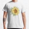 Sunflower Drawing T-Shirt Official Cow Anime Merch