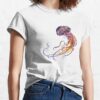 Jellyfish Watercolor T-Shirt Official Cow Anime Merch