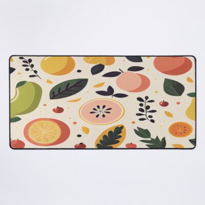 Cute Fruits Pattern Mouse Pad Official Cow Anime Merch