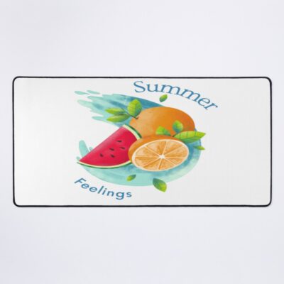 Summer Feelings With Various Fruits Mouse Pad Official Cow Anime Merch