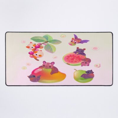 Fruit And Bat - Pastel Mouse Pad Official Cow Anime Merch